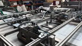 Bag Cutting and Stitching Machine with Automatic Liner Insertion - by JP Group