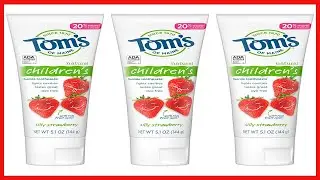 Great product -  Tom's of Maine ADA Approved Fluoride Children's Toothpaste, Natural Toothpaste, Dye