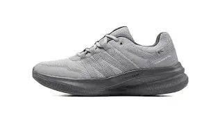Spotec Running Uptown Sepatu Lari Pria Wanita Abu Muda - Abu Tua