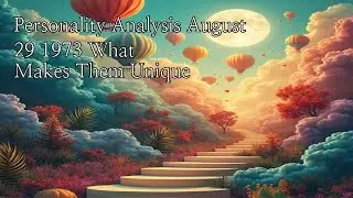 Personality Analysis  August 29 1973  What Makes Them Unique
