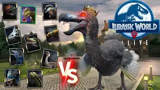 DODO boss vs all my best DINOSAURUS || jurassic world alive || v3.17