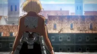 [AOT] Armin watches as the Cadet Corps get picked off by Titans [Full Clip w/Audio]