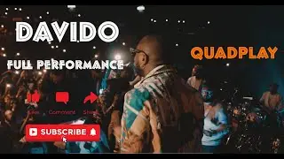 Davido - Watch  Davido Full Performance At Rick Ross Live In Lagos with the Quadplay band  #Davido