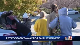 Fur-Ever Friends of NC hold pet food pantry