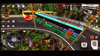 Ooty Hills Bus Game| Bus Driving Game| Gameplay| Hairpin Bend Driving| Bus Turning Bend Road| Games