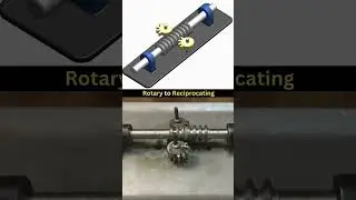Rotary to reciprocating mechanism #3danimation #mechanical #mechanicalengineering #mechanics