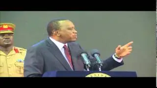 Kenyatta: Security Bill Must Pass