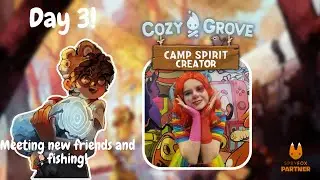 Cozy Grove Camp Spirit | Day 3: Meeting new friends & Fishing!