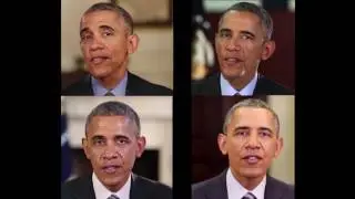 Teaser -- Synthesizing Obama: Learning Lip Sync from Audio