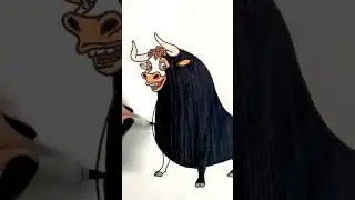 Ferdinand Coloring Pages | How to Color Ferdinand the Bull | Color & Kids TV