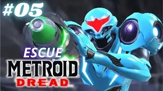 #05 - Metroid Dread - Trajes Emmi Azul Mod (Boss: Escue)