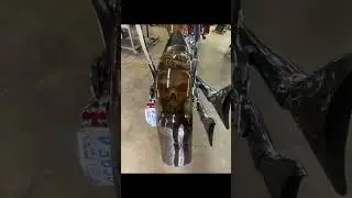 🏍️ Sugar Bear Chopper Build | Custom Paint & Clear Coat 🔧