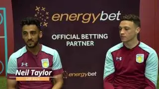 Aston Villa players in an exclusive interview for EnergyBet. Part 4