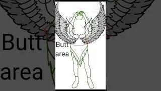 Azaleas wing placement explained #azalea #art #digitalart