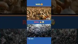 Real vs Reel 🤯#rajasaab #prabhas #bahubali #rajasaabprabhas #telugu #tollywood #searching #trending