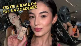 TESTEI A BASE ALL HOURS DA YSL - RESENHA COMPLETA + TESTE DE DURAÇÃO NA ACADEMIA
