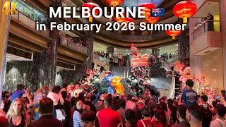 Melbourne Australia Lunar New Year 2026 CROWN Staircase Show