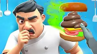 Feeding The Chef A POOP BURGER! - Wreckin' Raccoon VR