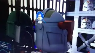 Commander Cody helmet on venator