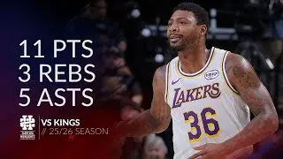 Marcus Smart 11 pts 3 rebs 5 asts vs Kings 25/26 season