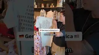 В Германии в сети ресторанов Cracker Barrel продаются американские рубашки.