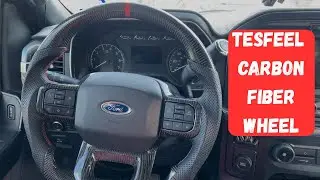 Установка рулевого колеса из углеволокна на мой пикап F-150