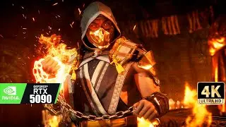 Mortal Kombat 11 (RTX 5090) GRUESOME Showdowns | 4K Ultra [60FPS HDR]