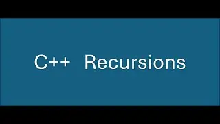 C++ recursions