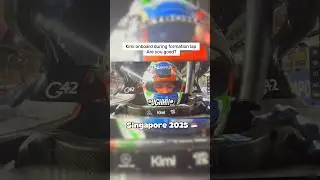 Kimi Antonelli GAGS at Singapore GP? 🤢#f1shorts