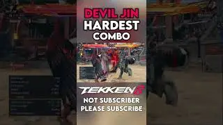 Devil Jin Hardest Combo New Patch 1.07 #tekken8 #deviljin