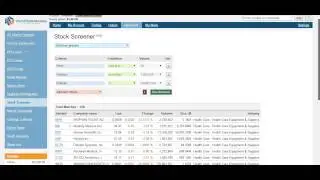 WorldWideMarkets Stock Screener Demo