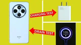Redmi A4 5G Battery Drain Test 100% to 0% || Redmi A4 5G Speed Charging Test 0% to 100%