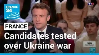 France presidential elections: Candidates quizzed over Ukraine war & energy crisis &bull; FRANCE 24