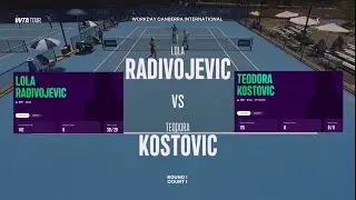 Lola Radivojevic (SRB) vs  (Q) Teodora Kostovic (SRB) 18yrs  -  Game, Set, Match
