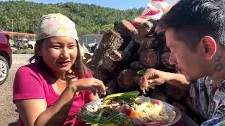 Last mukbang with hubby in Shillong @alokepzn.e309 