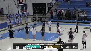 West Jordan vs Copper Hills Varsity Girls Basketball 2nd