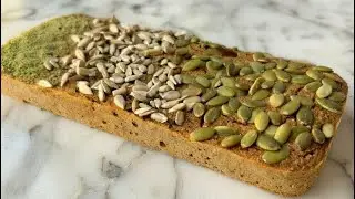 Самый полезный хлеб из киноа! Без глютена, без яиц, без дрожжей.
