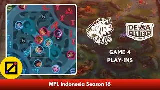 [Mini Map] EVOS Esports vs Dewa United - Game 4 - Play-ins - MPL ID S16 Playoffs