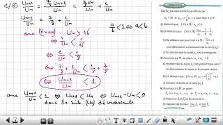 Les suites numériques (2bac Pc Svt STE STM SM) exercice 23 Page 181