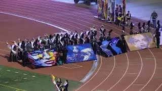 PEBBLE HILLS MARCHING BAND PERFORMANCE COLOR GUARD VS AMERICAS