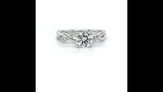 Round Diamond Engagement Ring with Twisted Band - 2021 7