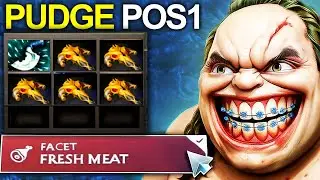 PUDGE POS1: THE INSANE AGGRESSION META?! (BRACES & BROKEN FRESH MEAT) 🔥🔥 | Patch : 7.39c | Dota2