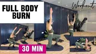 30 Minute Full Body Burn Workout 🔥 All Abilities | Fat Burn & Toning at Home| Day 17 