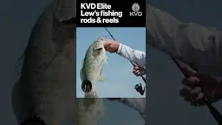 My favorite rod and reel action and tech, perfected for you, KVD Elite Lew&rsquo;s rods and reels
