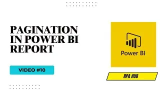 #10 Pagination in Power BI Report | Power BI Tutorial