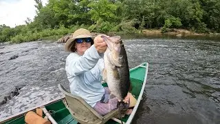 Fishing the South's Best Bass River  ??-  w/ Coleman Scanoe