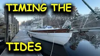 Navigating SKINNY WATER with our BIG BOAT