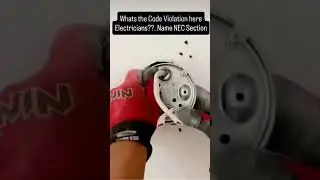 Code Violation??? #construction #electricalsolutions #electrician #diy