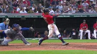 Oscar Mercado 3-run Home Run: 7/10/2021