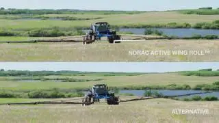 NORAC Boom Height Comparison on New Holland SP.333F